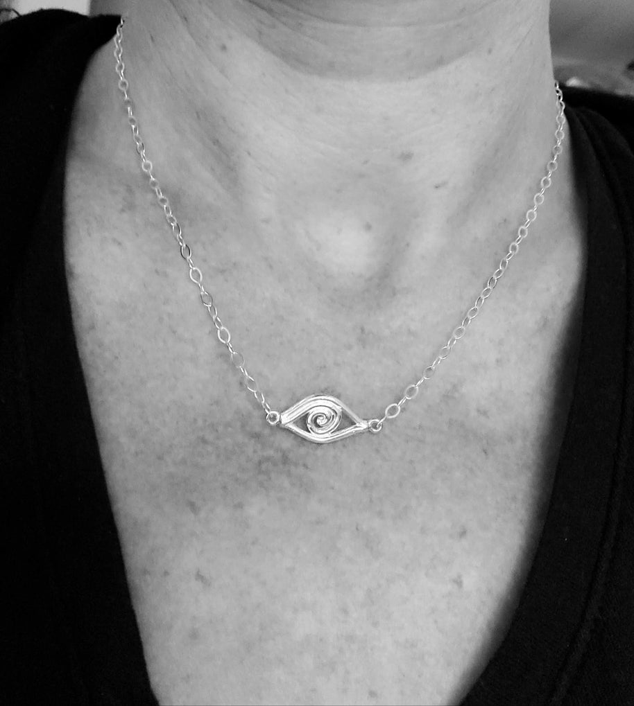 silver_good_luck_big_evil_eye_necklace_handmade