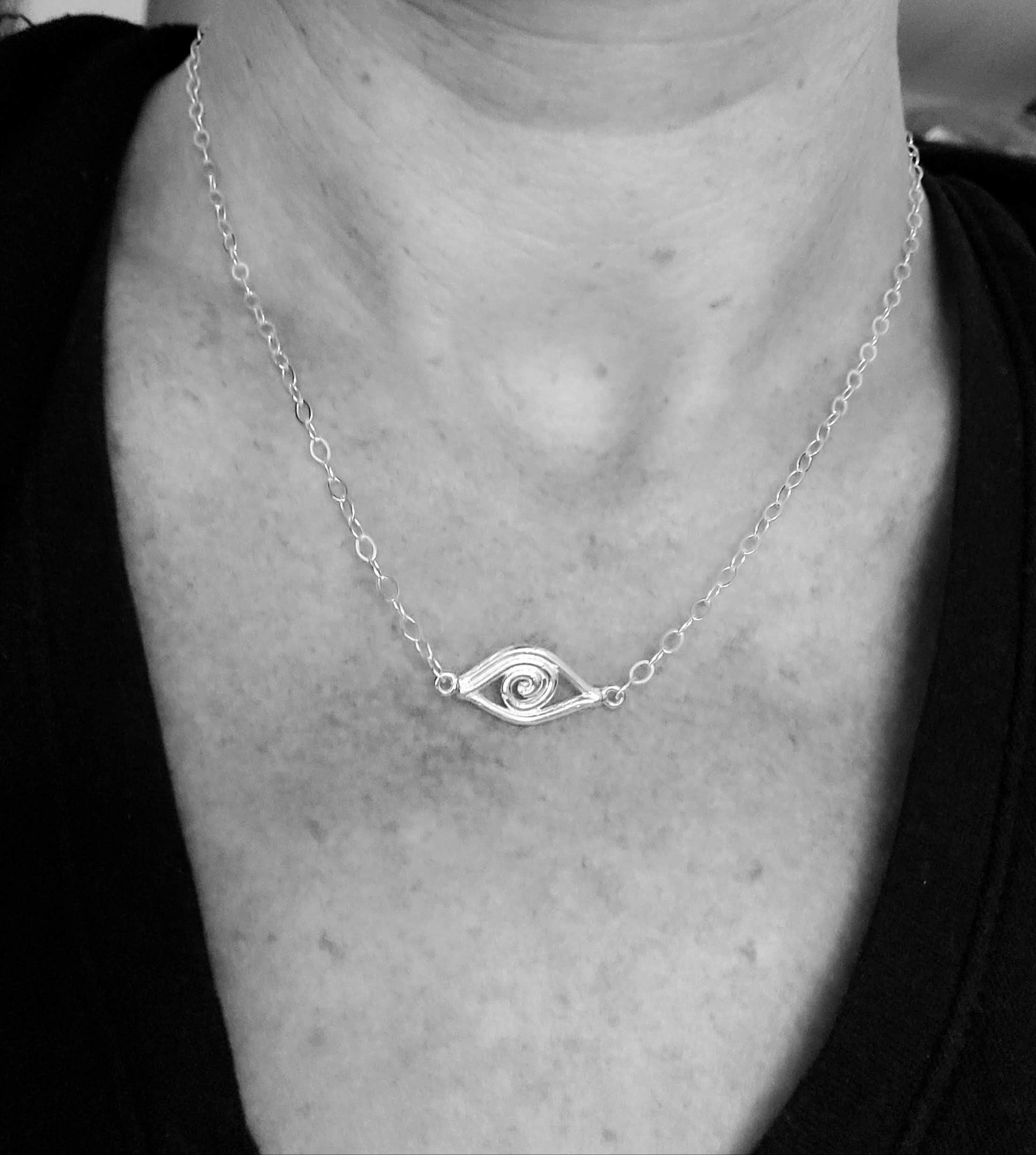 silver_good_luck_big_evil_eye_necklace_handmade