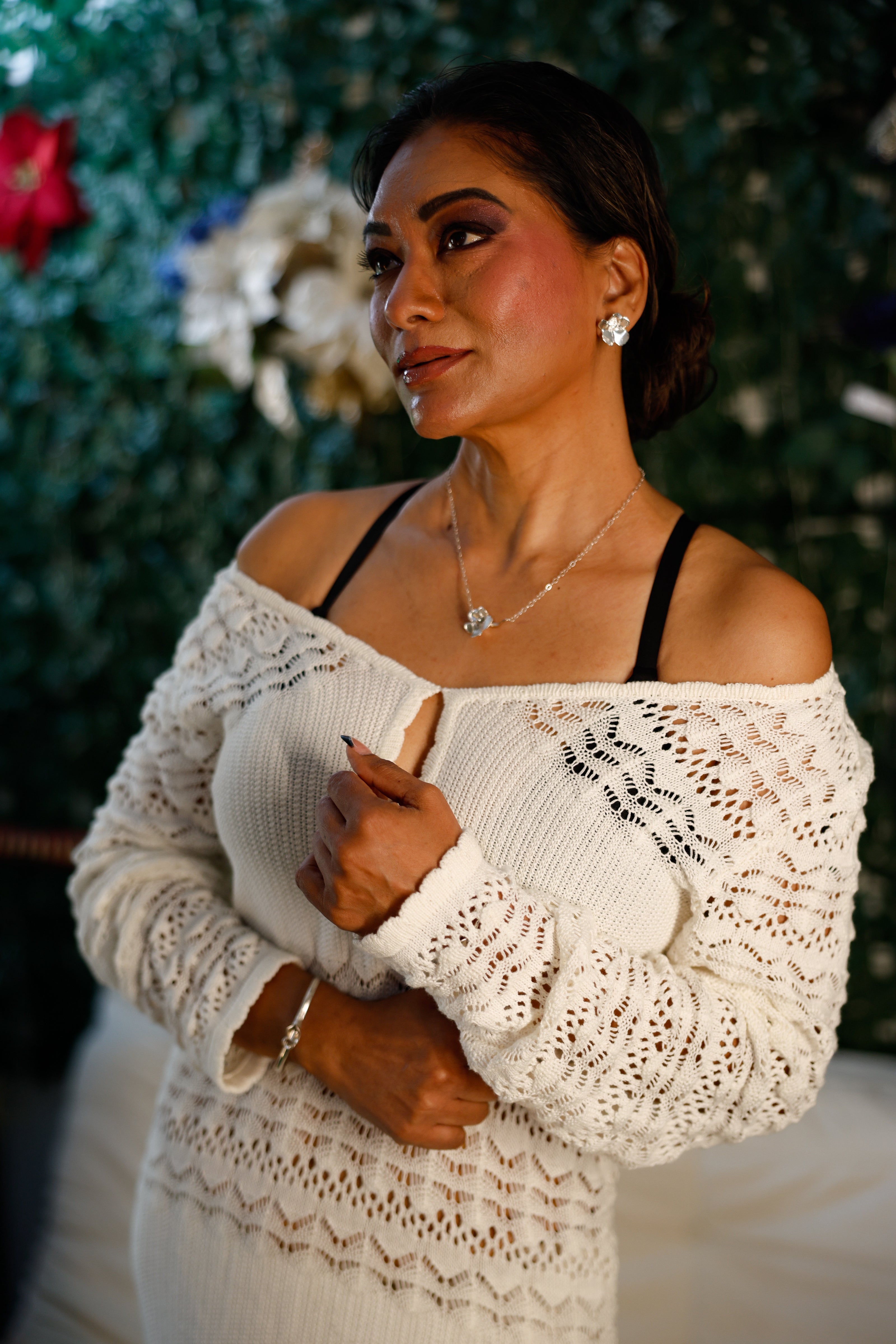 sterling_silver_flower_earrings_matching_set