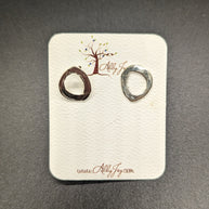 handmade_circle_stud_earrings_silver