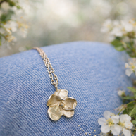 Little Bloom Sterling Silver Flower Necklace