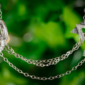 sterling_silver_assorted_shape_long_necklace_with_matching_earrings