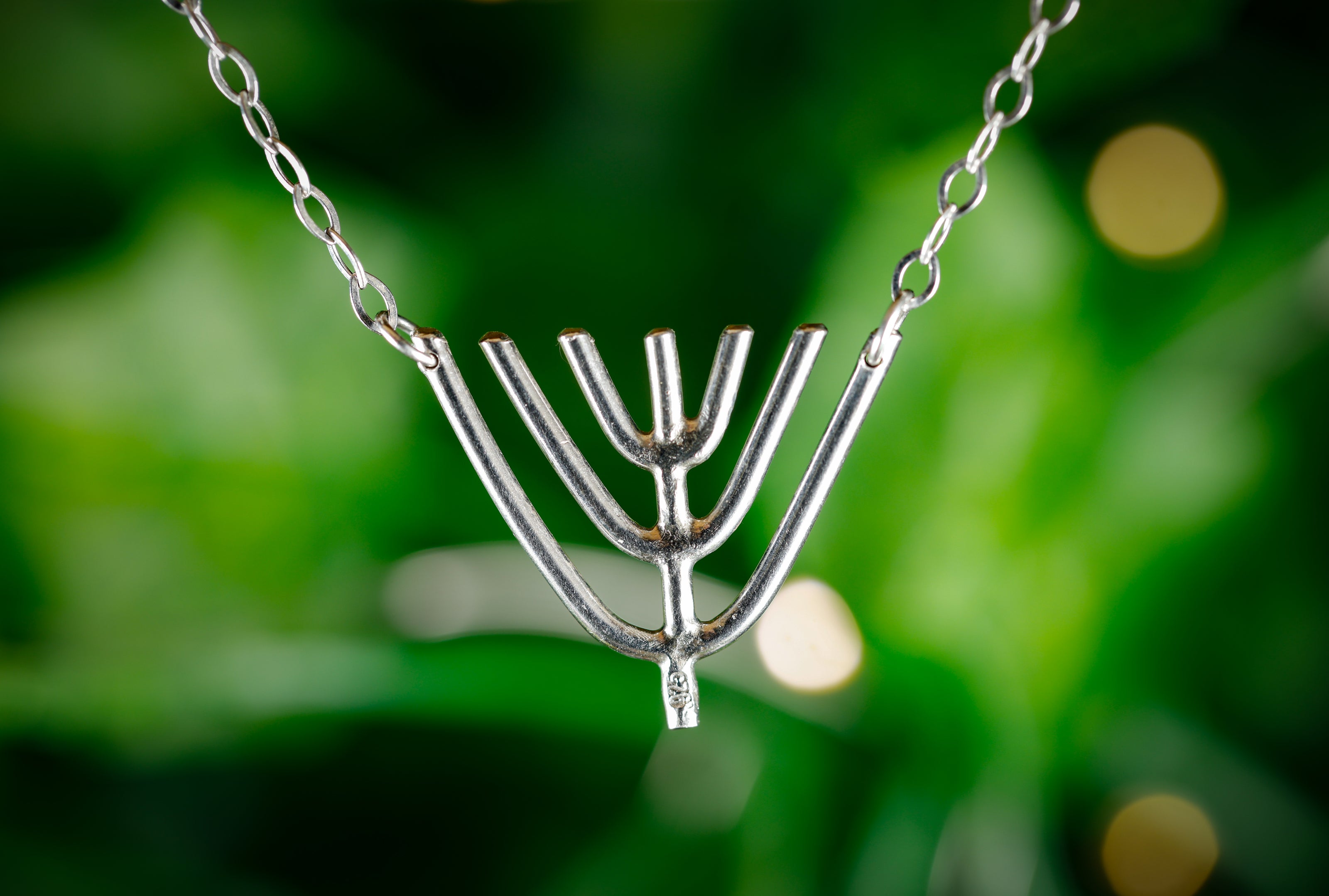 sterling_silver_menorah_pendant_necklace_handmade