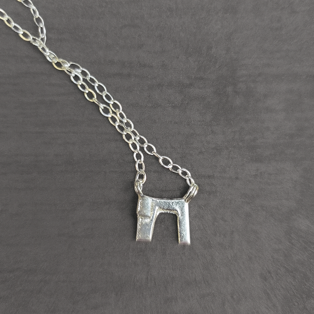 Chai Sterling Silver Pendant Necklace
