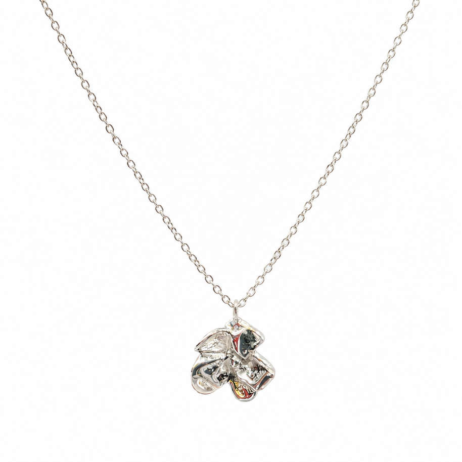 Little Bloom Sterling Silver Flower Necklace