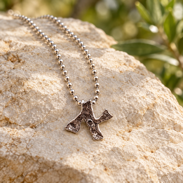 Aleph Sterling Silver Necklace