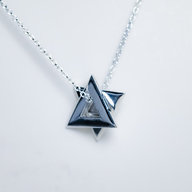 Small Star of David Pendant Necklace — Sterling Silver
