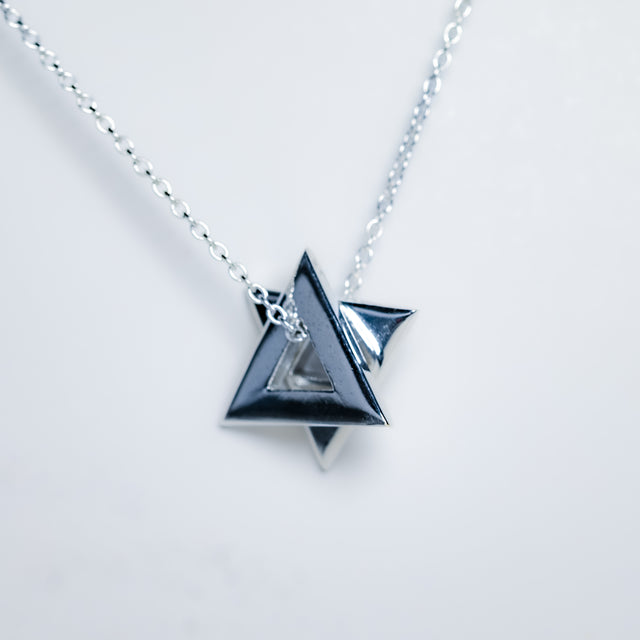 Small Star of David Pendant Necklace — Sterling Silver