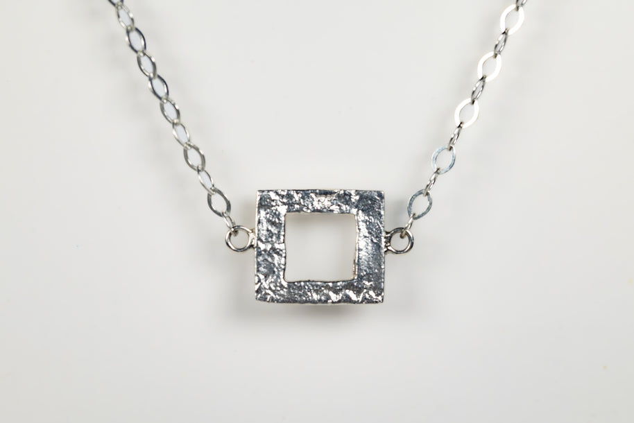 sterling_silver_small_square_pendant_necklace_set