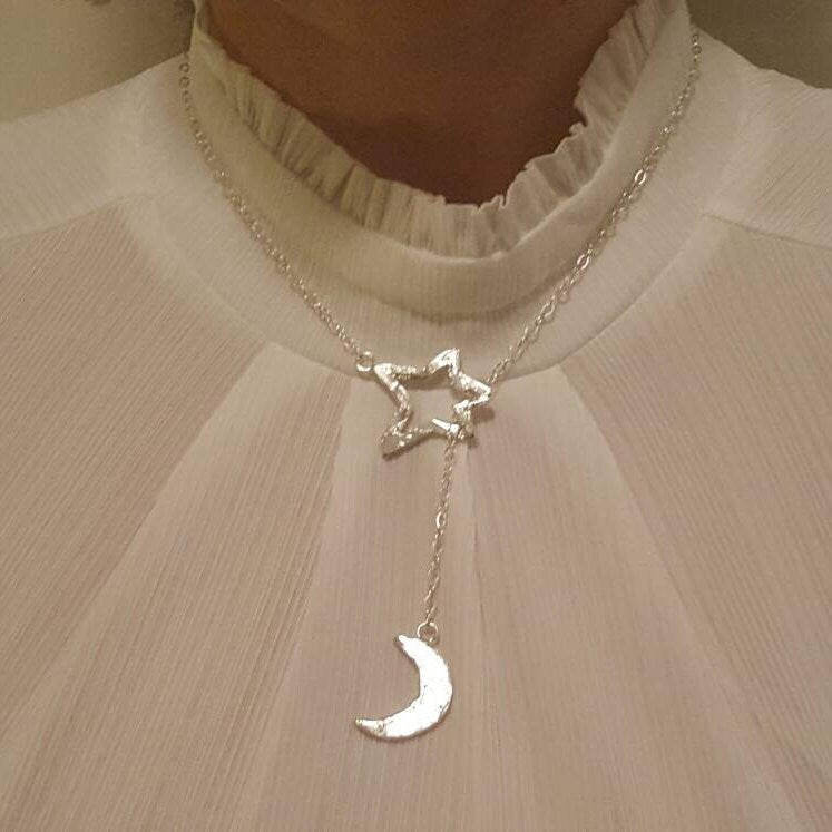 sterling_silver_star_charm_lariat_necklace