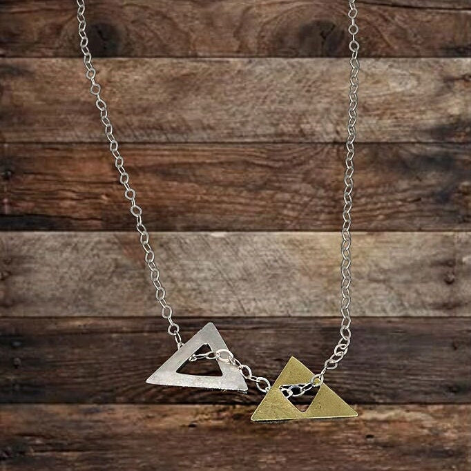 star_of_david_two_tone_necklace_gold_and_silver