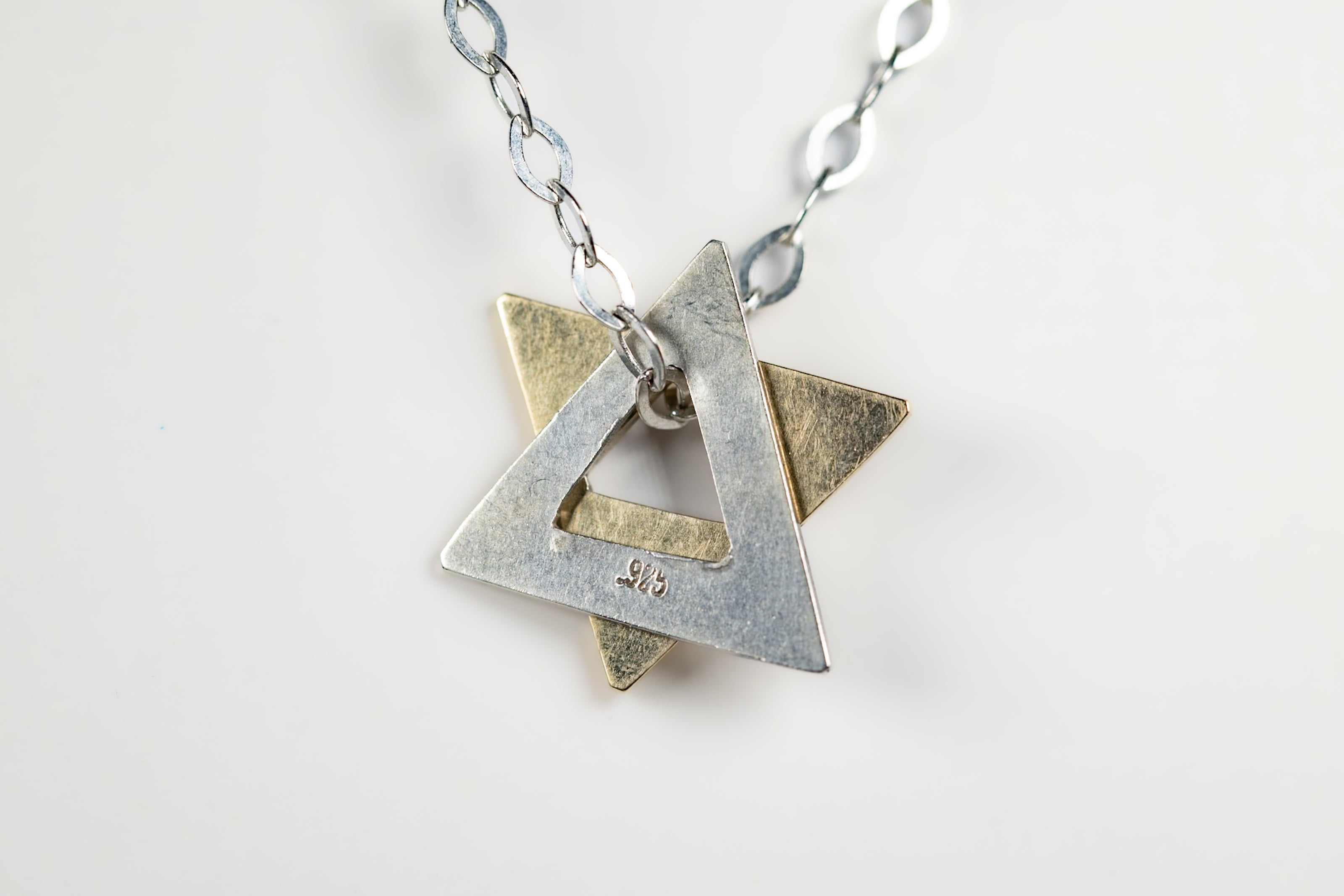 handmade_star_of_david_pendant_silver_gold